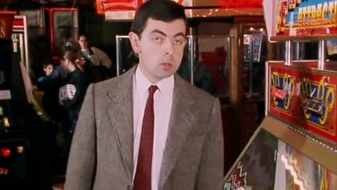 Mr. Bean In the Pool and Theme Park Funny Moments