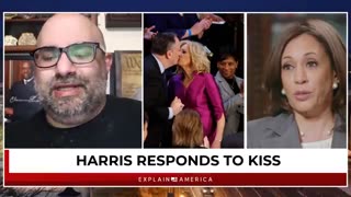 Kamala Harris Responds To Jill Biden Kissing Her Husband - This Is Insane.