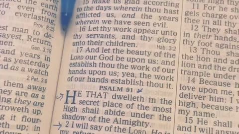 chosen ones daily scripture psalm 91 1-2 Shadow of The Almighty