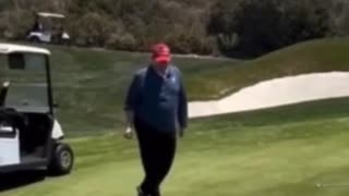 Donald trump is really good at golf #trump #biden