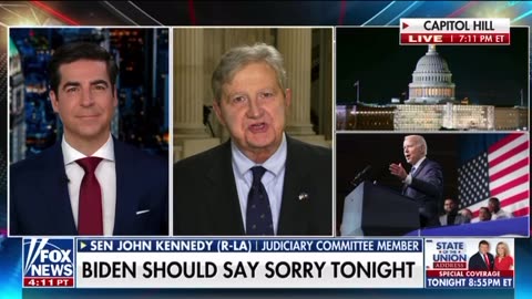 Senator John Kennedy: Biden Should Say Sorry Tonight