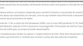 Economia: Ações caem, Intel sofre prejuízo e computadores Celeron ficam mais caros