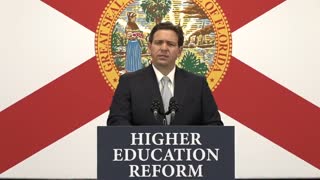 DeSantis Responds to Reporters Asking About Trump