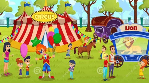 Circus elephant animated story in Hindi //best animals story