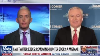 James Comer: Former Twitter Execs - Removing Hunter Story a Mistake