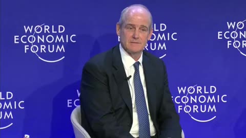 Alibaba's J. Michael Evans boasts at the World Economic Forum about developing an "individual carbon footprint tracker"