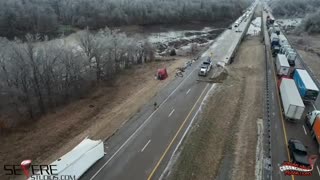 Ice storm going on now in Arkansas