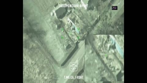 Russian Krasnopol guided artillery shell hits the Ukrainian infantry