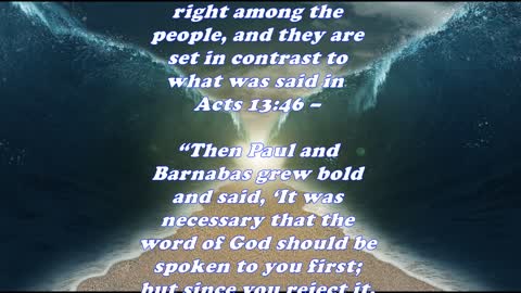 The Book of Acts 13:48 - Daily Bible Verse Commentary