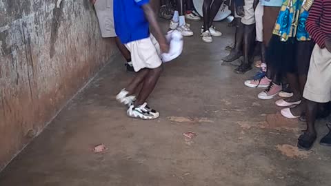 Happy African school child