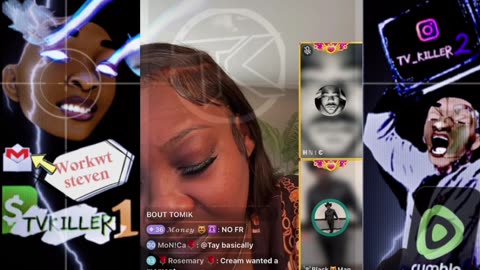 TOMIKAY & THE TOM CATS GOES OFF ON BIG NASTY KREAM FOR JOINING EBBIMAY LIVE SPEAKING ON HER