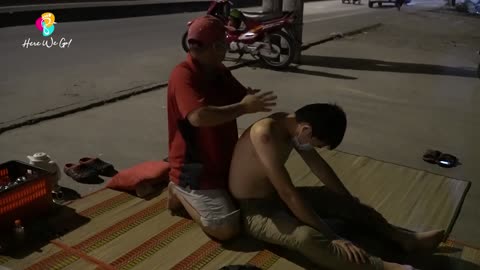 Come back to experience the massage service on the highway in Vietnam for 5$