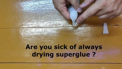 How to Prevent Drying Superglue Simple lifehack