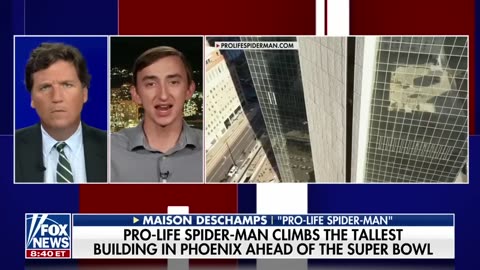 'Pro-life Spiderman' shares why he scaled 40-story Chase Tower