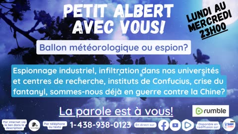 Petit Albert avec vous! - La Chine est-elle en guerre contre l'occident?