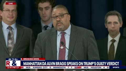 DA Bragg comments on Trump trial conviction on all 34 counts _ LiveNOW from FOX