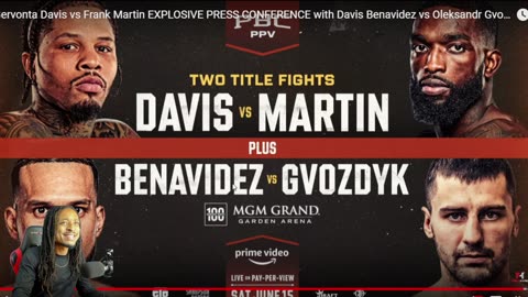 Gervonta Davis vs Frank Martin EXPLOSIVE PRESS CONFERENCE with Davis Benavidez