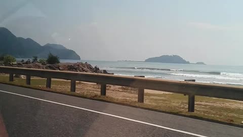 Traveling to beach at Singkil Aceh Indonesian