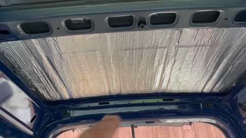 VW Caddy: Installing sound deadening and insulation