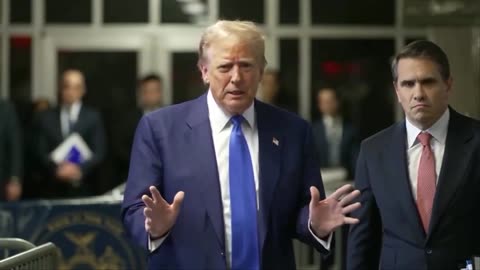 Trump | Speaks Outside of the Court Room on Day 11