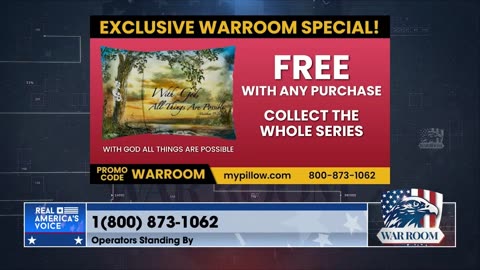 Go To mypillow.com/warroom To Get Your WarRoom Posse Specials Today