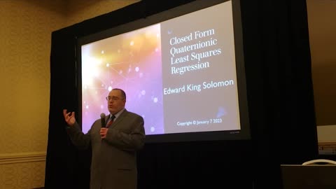 Edward Solomon's keynote speech making history in a room amongst all PHDs