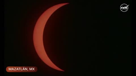 2024 Total Solar Eclipse- Through the Eyes of NASA (Telescope Feed)