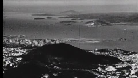 South American Medley, Brazil, National Geographic Society (1941 Original Black & White Film)