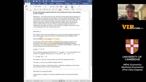 John Locke Economics Question 3 Video 6 (Part 3 of 4)