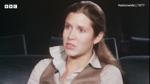 Carrie Fisher on why Star Wars was 'low-budget' _ BBC News