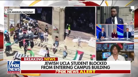 WATCH_ Protesters block Jewish UCLA student from class