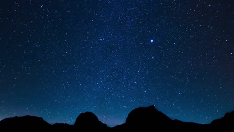 Starry Night Sky Copyright Free Video Footage