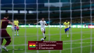 eFootball PES 2021 l Huge sensation Round of 16 FIFA World Cup Quatar 2022 Brazil v Ghana