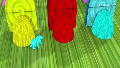 Gorilla Animal Crossing Fountain Choose Correct Fountain Cartoon Game | Wild Animals Video