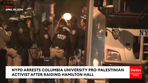 NYPD Cops Arrest Columbia University Pro-Palestinian Activist After Raiding Hamilton Hall