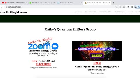 Cathy D. Slaght's Quantum Energy Group Zoom Call 2.9.2023