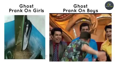 Ghost Prank on Girls vs Ghost Prank on Boys !! 🤣😱 #viralmemes #meme