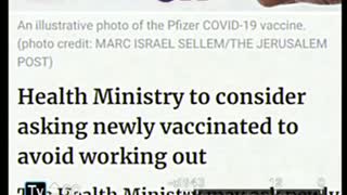 Health ministry to consider asking newly vaccinated to not work out