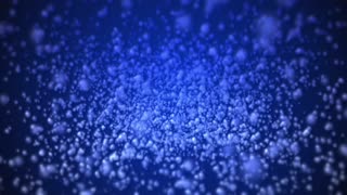 Blue Fizzy Bubbles Background Loop Animation Motion Graphic Video Screensaver