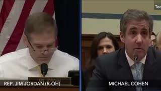 Jim Jordan explodes on Cohen during his testimony: "YOU DIDN'T REPORT THE INCOME!" Trump applauds