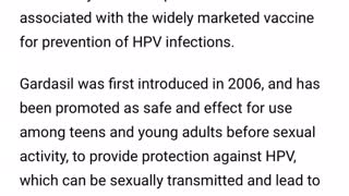 HPV vaccines : Gardasil lawsuit: they hide sie effects like autoimmune system, ovaries etc