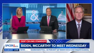 Speaker McCarthy meeting with Joe Biden Wednesday to discuss the debt limit.