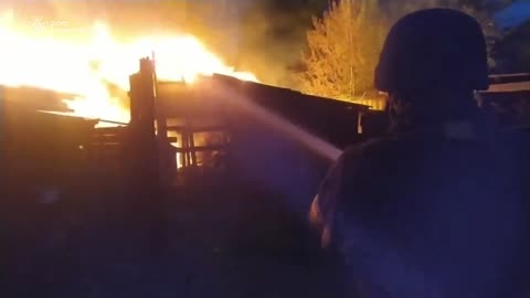 Rescuers extinguished large-scale fires in Sumy region