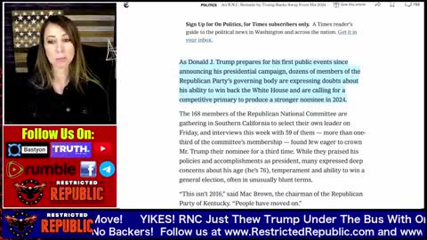 WOW! RNC Just Threw Trump Under The Bus With One Huge Disgusting Move!