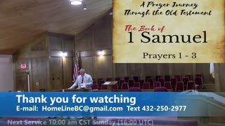 Prayer Journey Through the Old Testament -- 1 Samuel