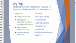 FEMA Preparedness Part 1