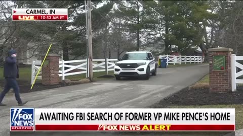FBI Agents have arrived at Mike Pence’s home to search for classified documents.