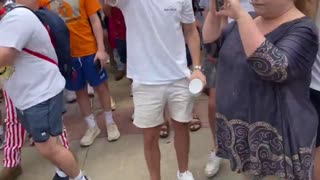 EPIC: Fraternities Show Up In Force To Counterprotest Anti-Israel Protestors