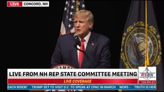 Trump at Concord NH Jan 28th 2023