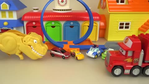 Children's toy car, children's car program, rescue toy cars